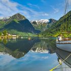 Morgenstimmung am Fjord