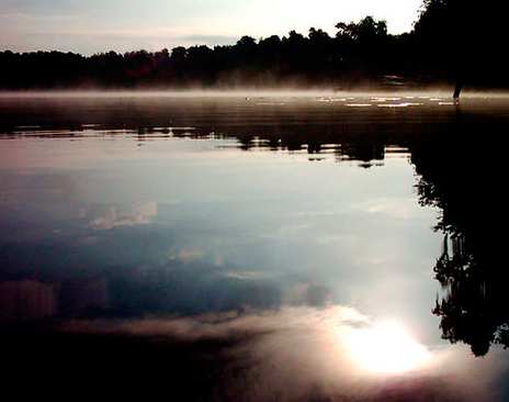 Morgenstimmung am Großen Glubigsee