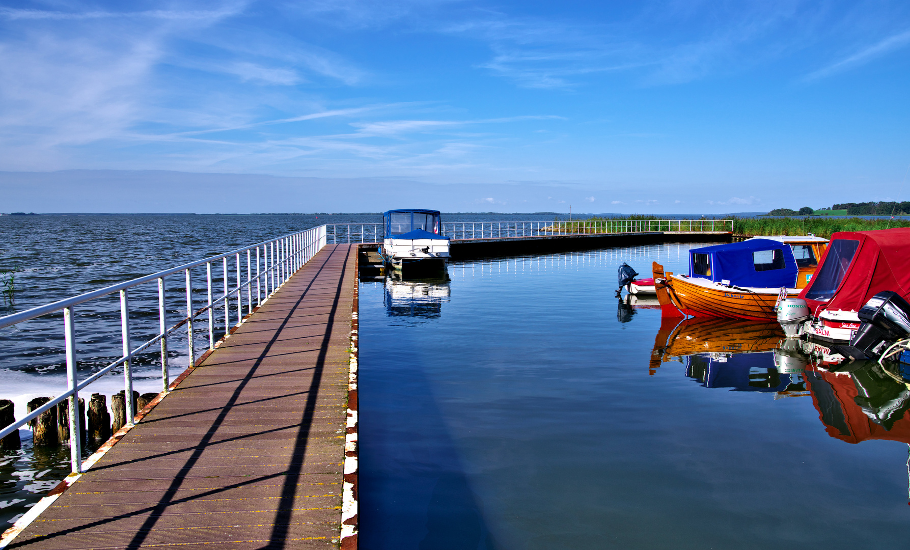 Morgenstimmung am Hafen