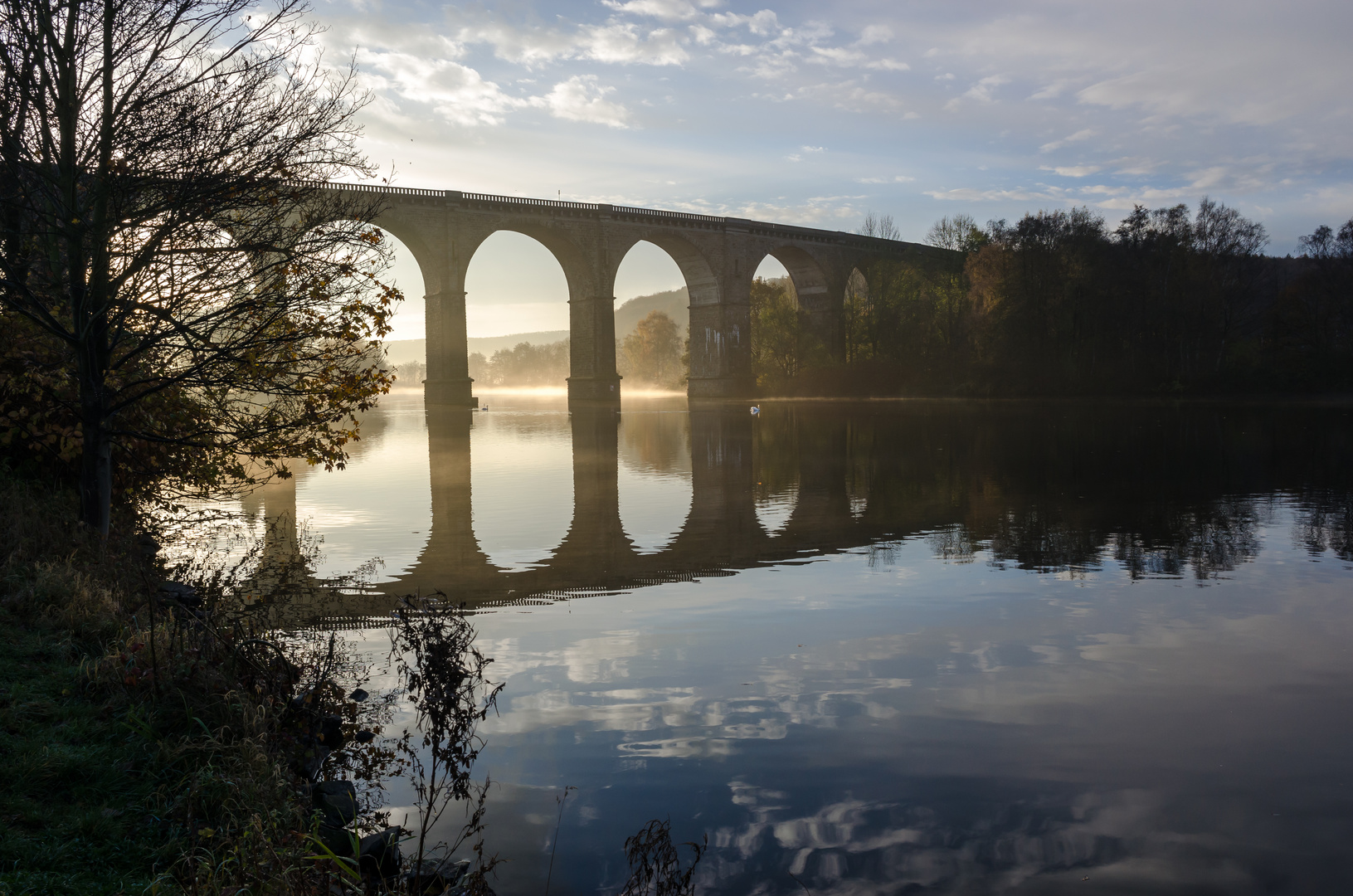 Morgenstimmung am Herdecker Viadukt