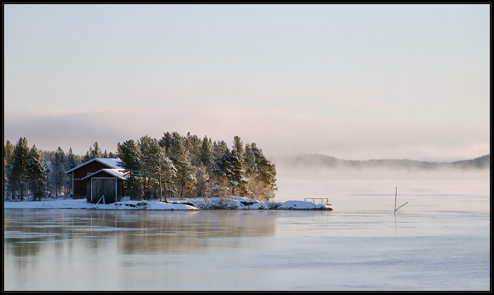 Morgenstimmung am Inari-See