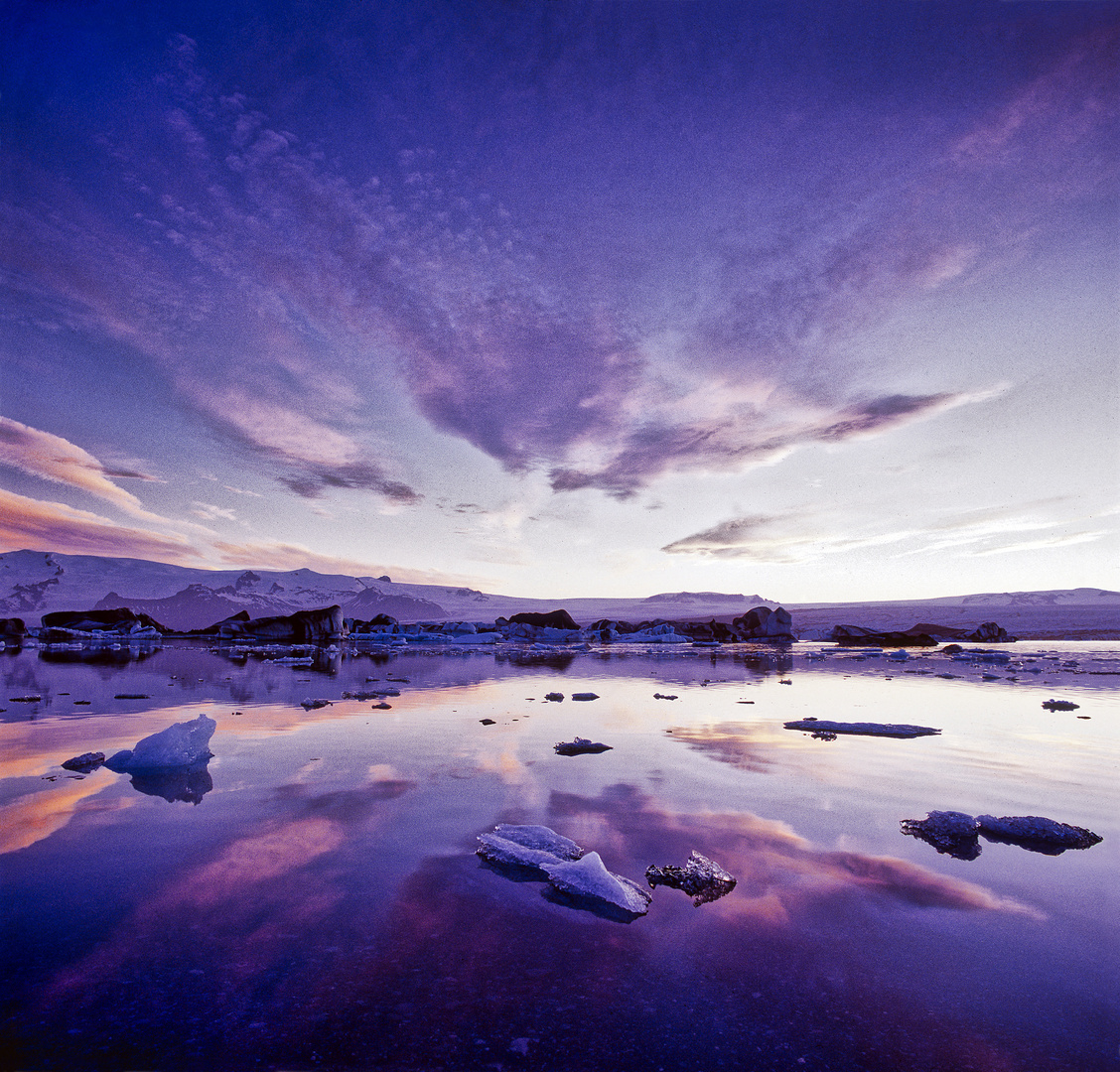 Morgenstimmung am Joekulsàrlòn, ISLAND