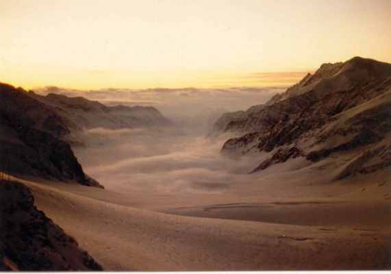 Morgenstimmung am Jungfraujoch