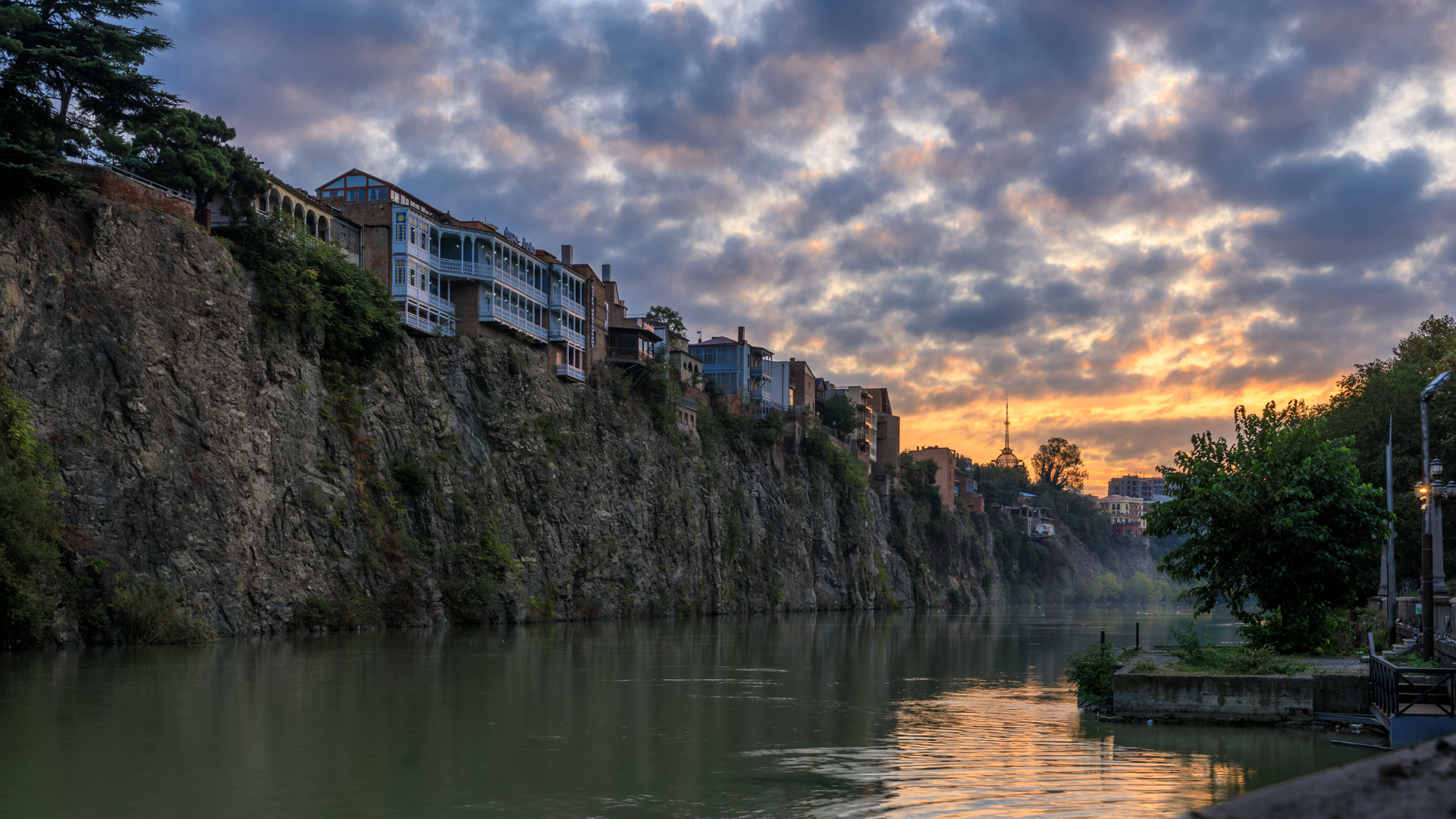 Morgenstimmung am Kura Fluss