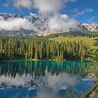 Morgenstimmung am Lago di Carezza