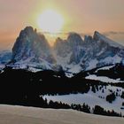 Morgenstimmung am Langkofel