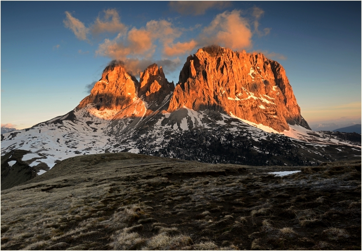 *Morgenstimmung am Langkofel*