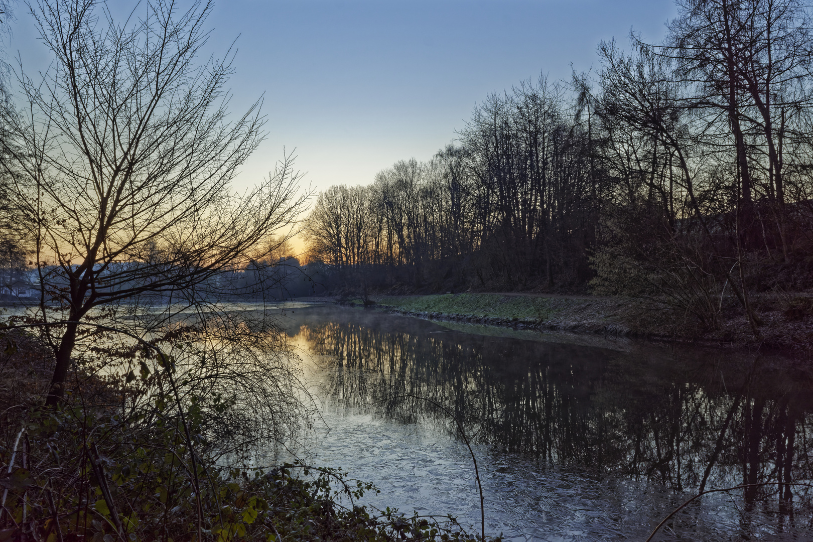 Morgenstimmung am Lasbachweiher