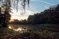 Morgenstimmung am Lasbachweiher