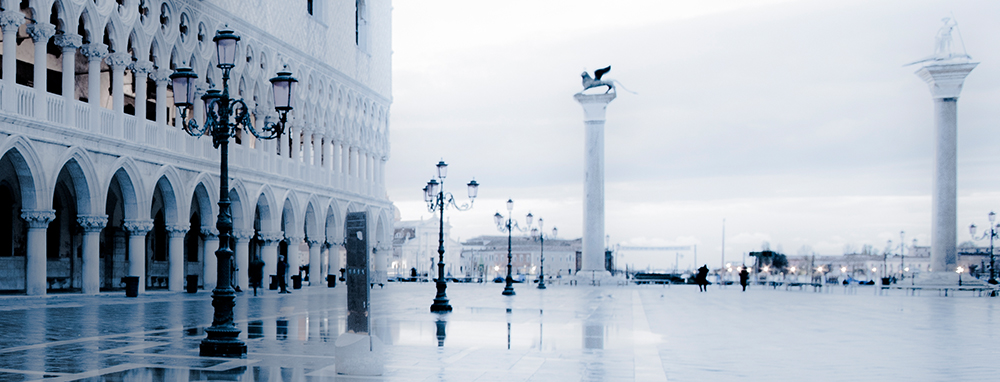 Morgenstimmung am Markusplatz - Venedig