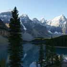 Morgenstimmung am Moraine Lake