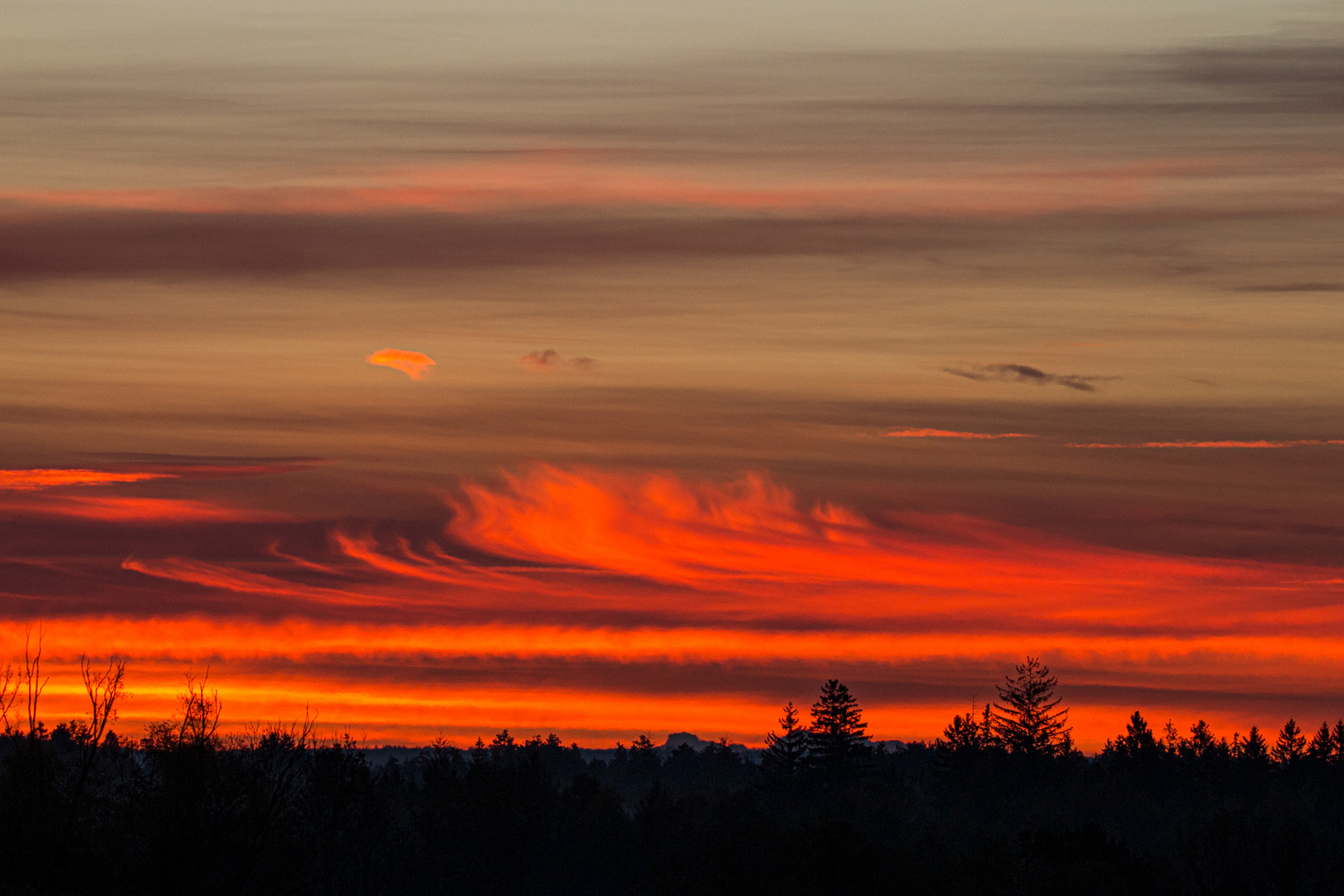 Morgenstimmung am Münchner Himmel