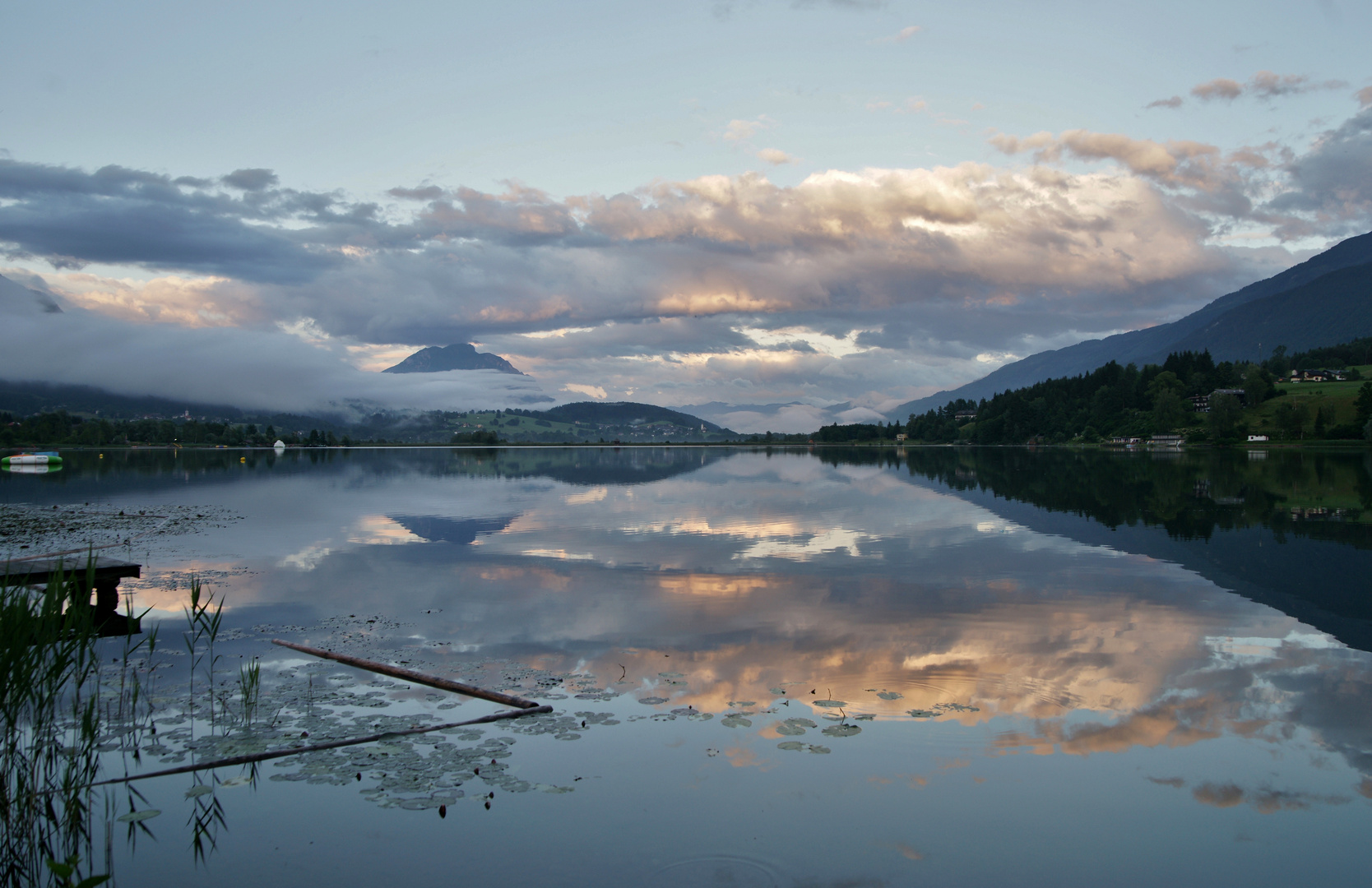 Morgenstimmung am Pressegger See,...