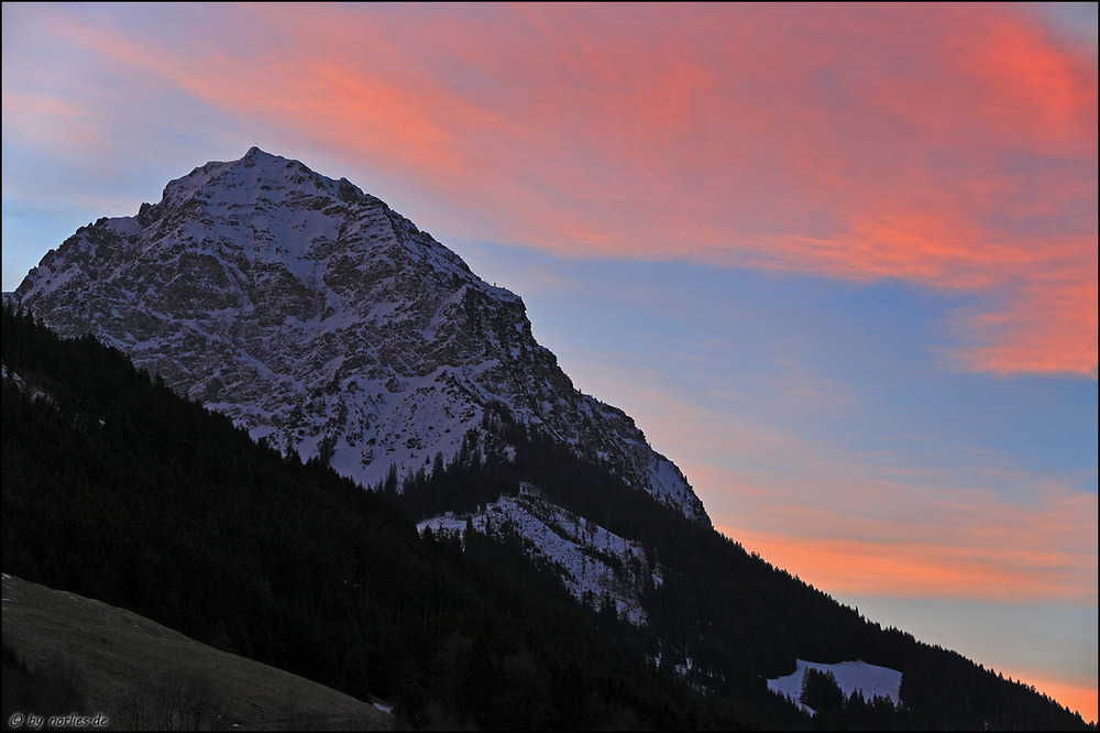 Morgenstimmung am Rubihorn.