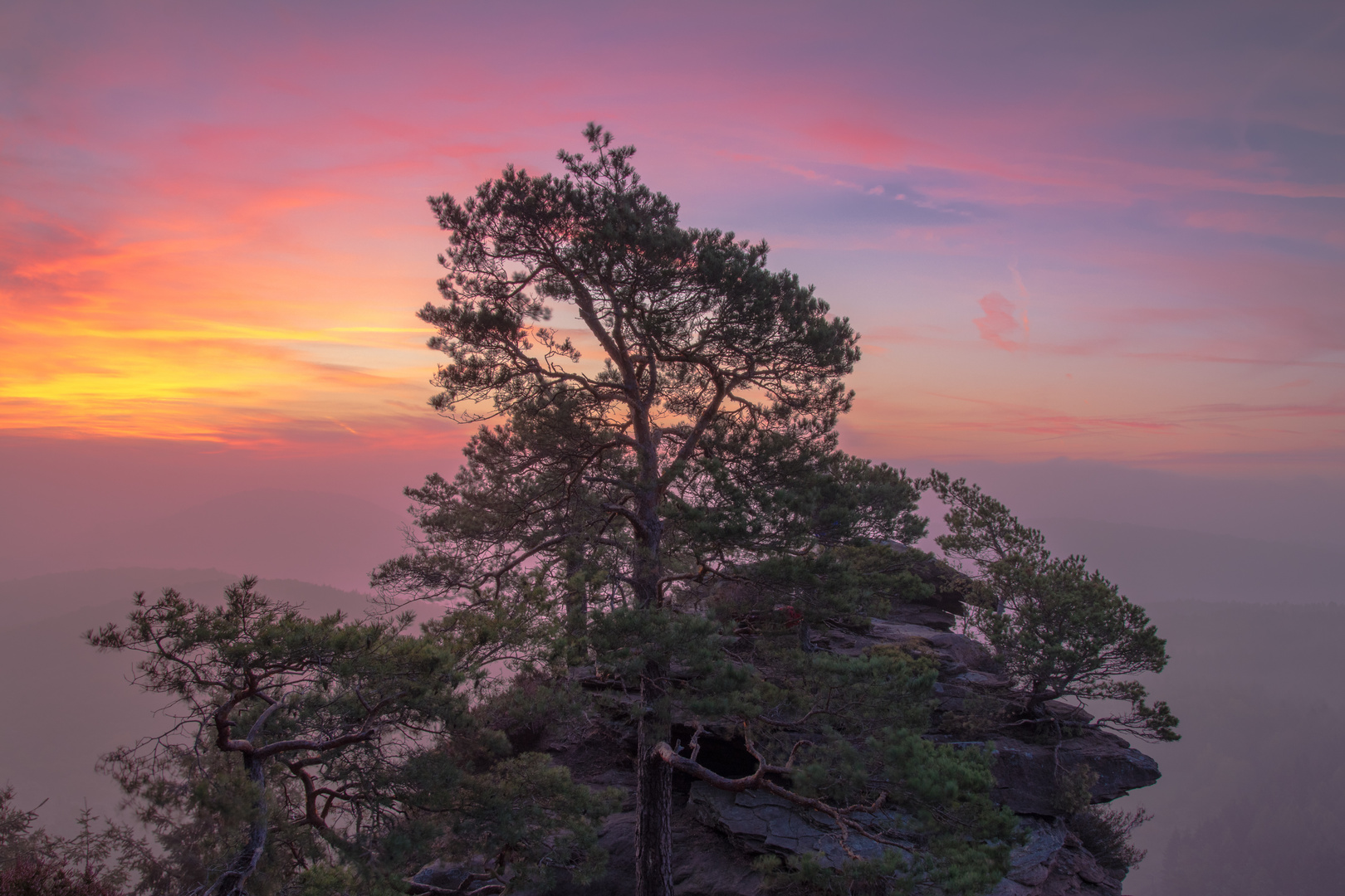 Morgenstimmung am Schlüsselfelsen