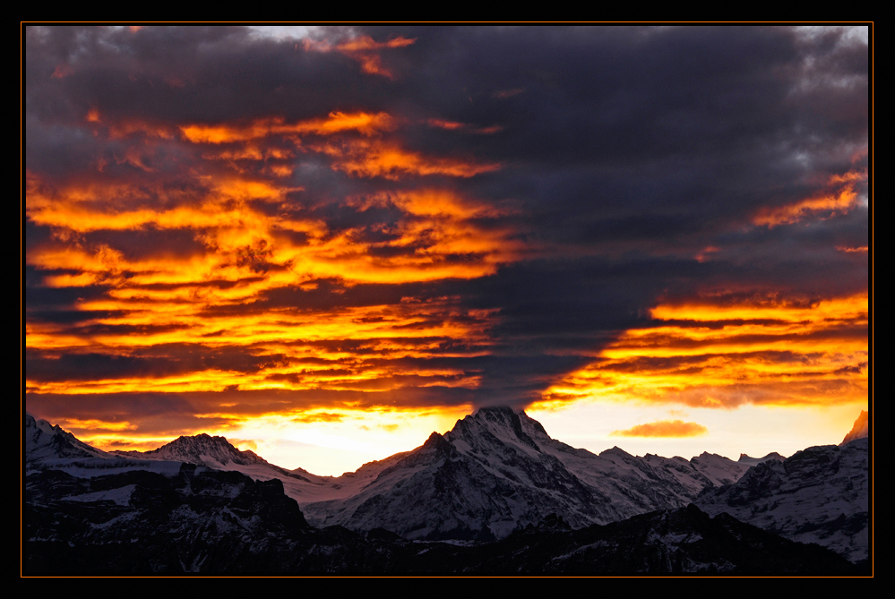 Morgenstimmung am Schreckhorn