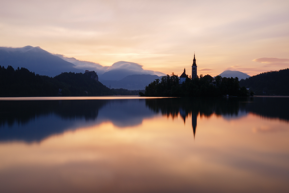 Morgenstimmung am See Bled 