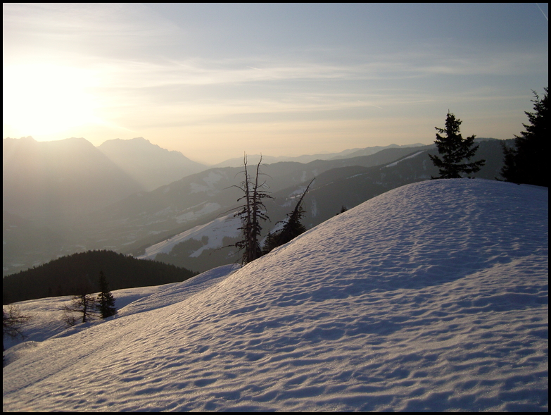 Morgenstimmung am Sonnenbergkogel