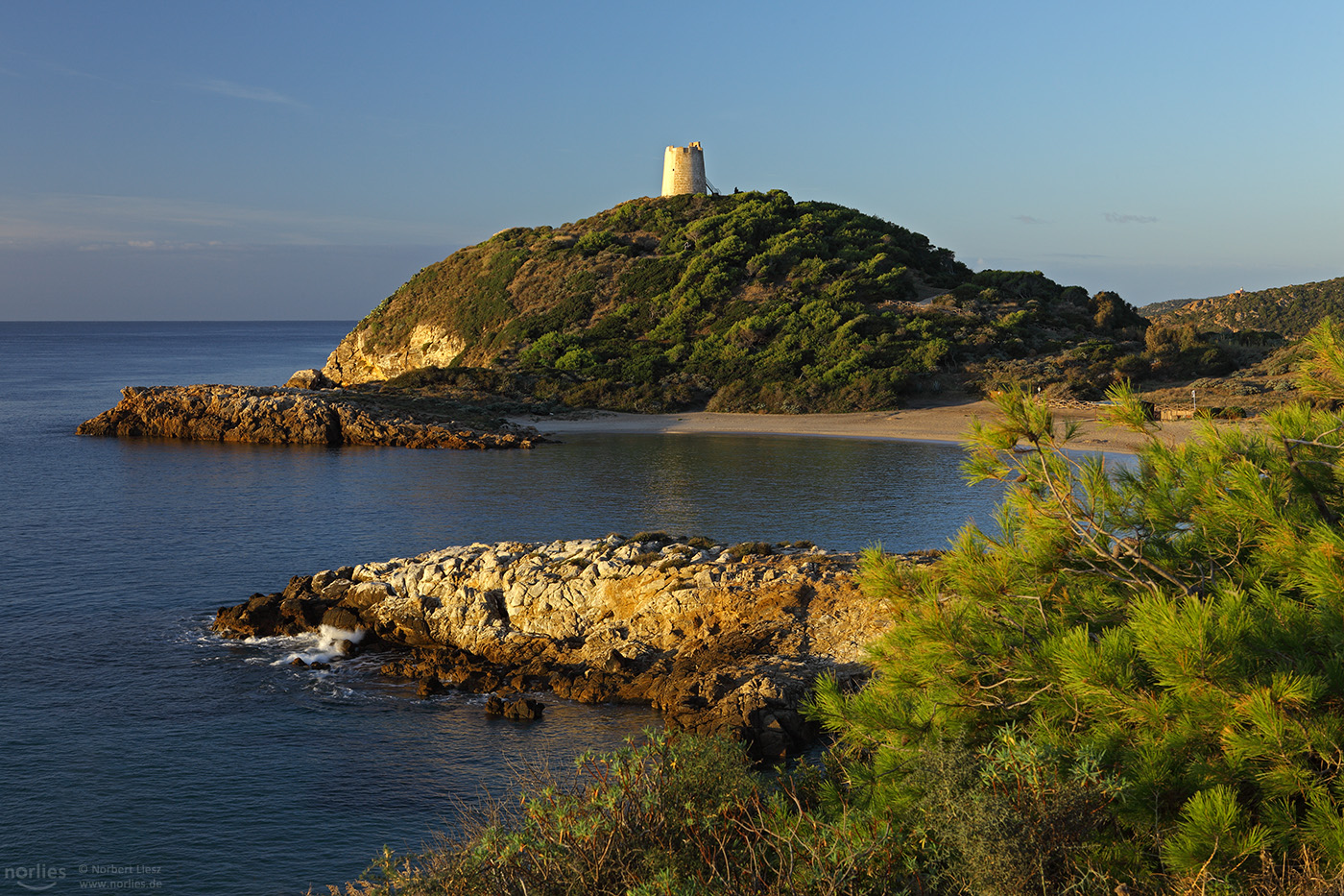 Morgenstimmung am Torre Chia