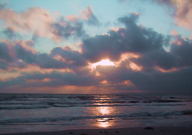 Morgenstimmung am Tromper Wiek / Rügen