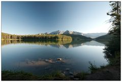 Morgenstimmung am Two Jack Lake, Banff Nationalpark