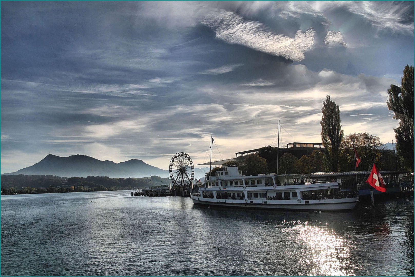 Morgenstimmung am Vierwaldstättersee in Luzern