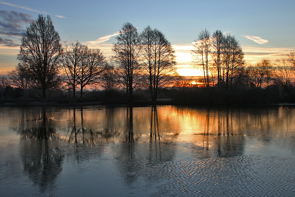 Morgenstimmung am Weiher