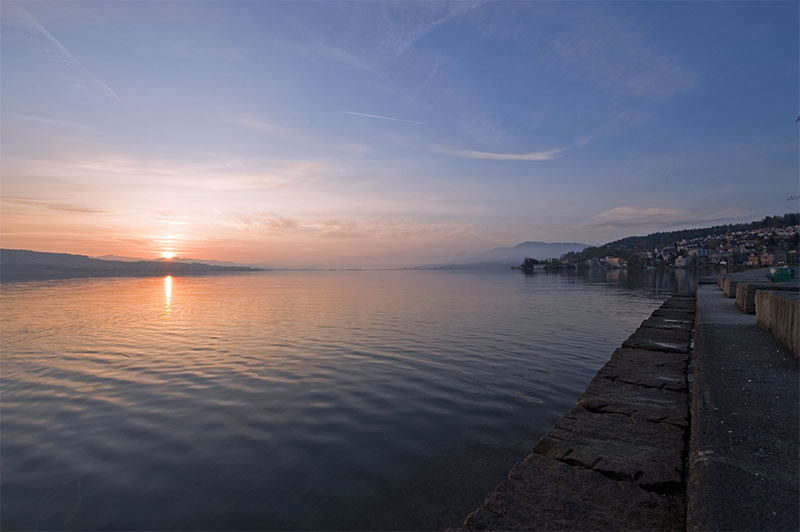 Morgenstimmung am Zürichsee