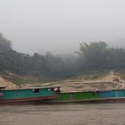 Morgenstimmung an der Bootsanlegestelle in Pakbeng / Laos