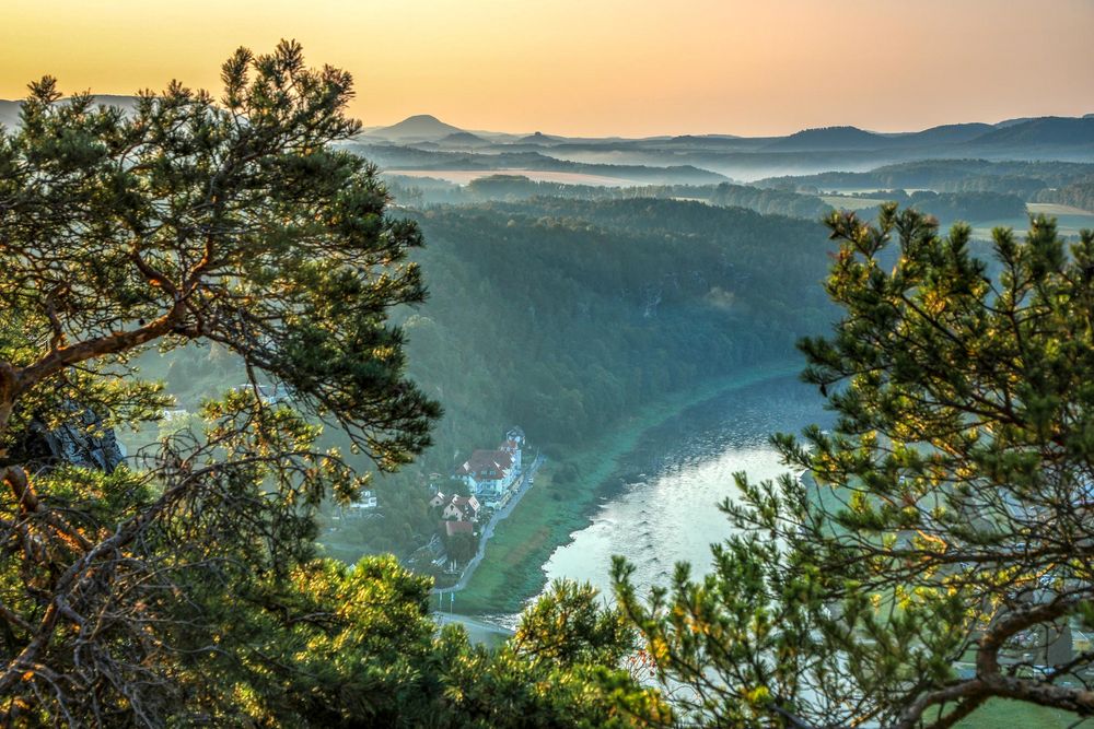 Morgenstimmung an der Elbe