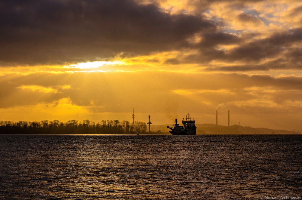 Morgenstimmung an der Elbe