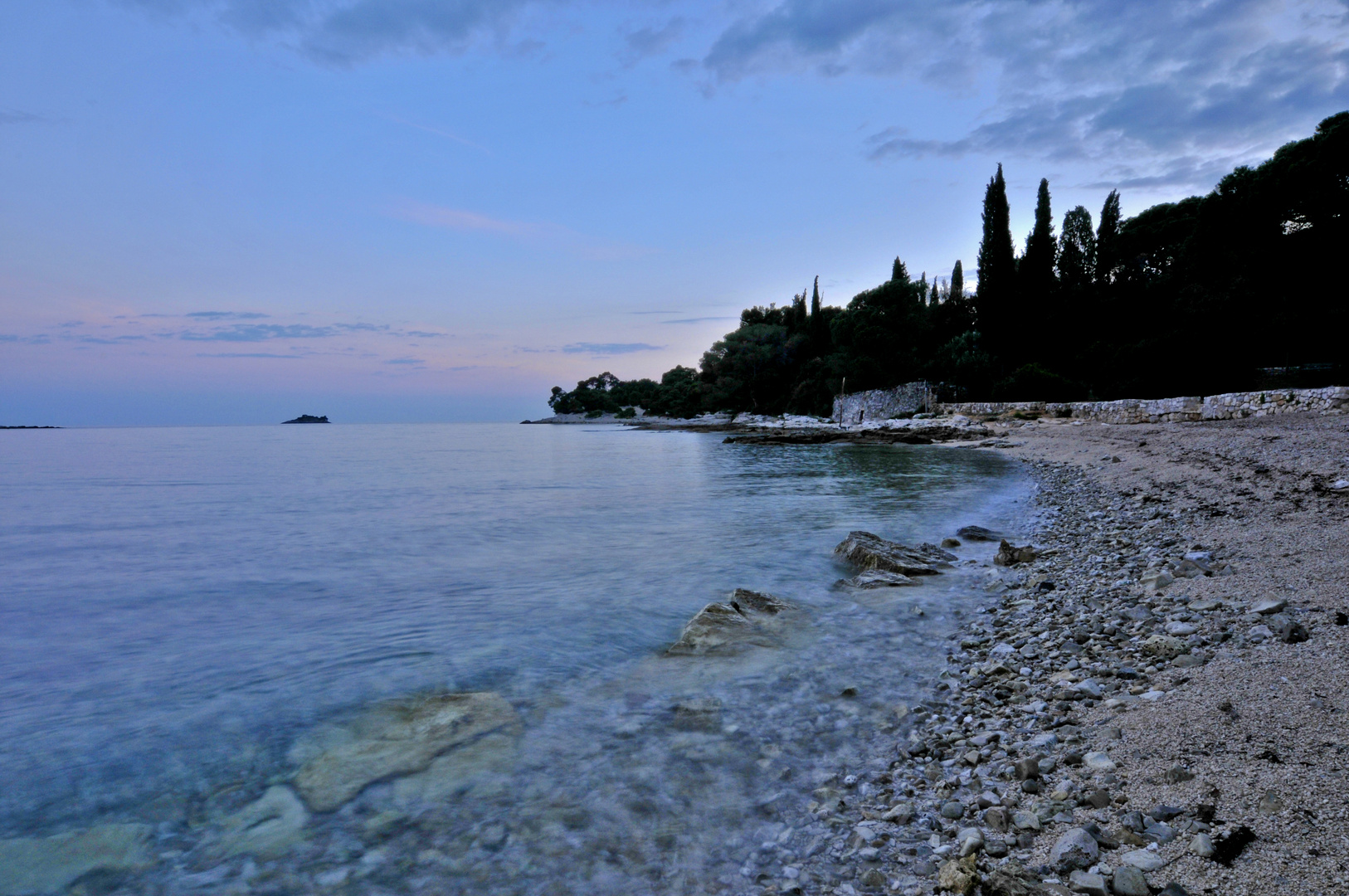 morgenstimmung an der Küste bei Rovinj