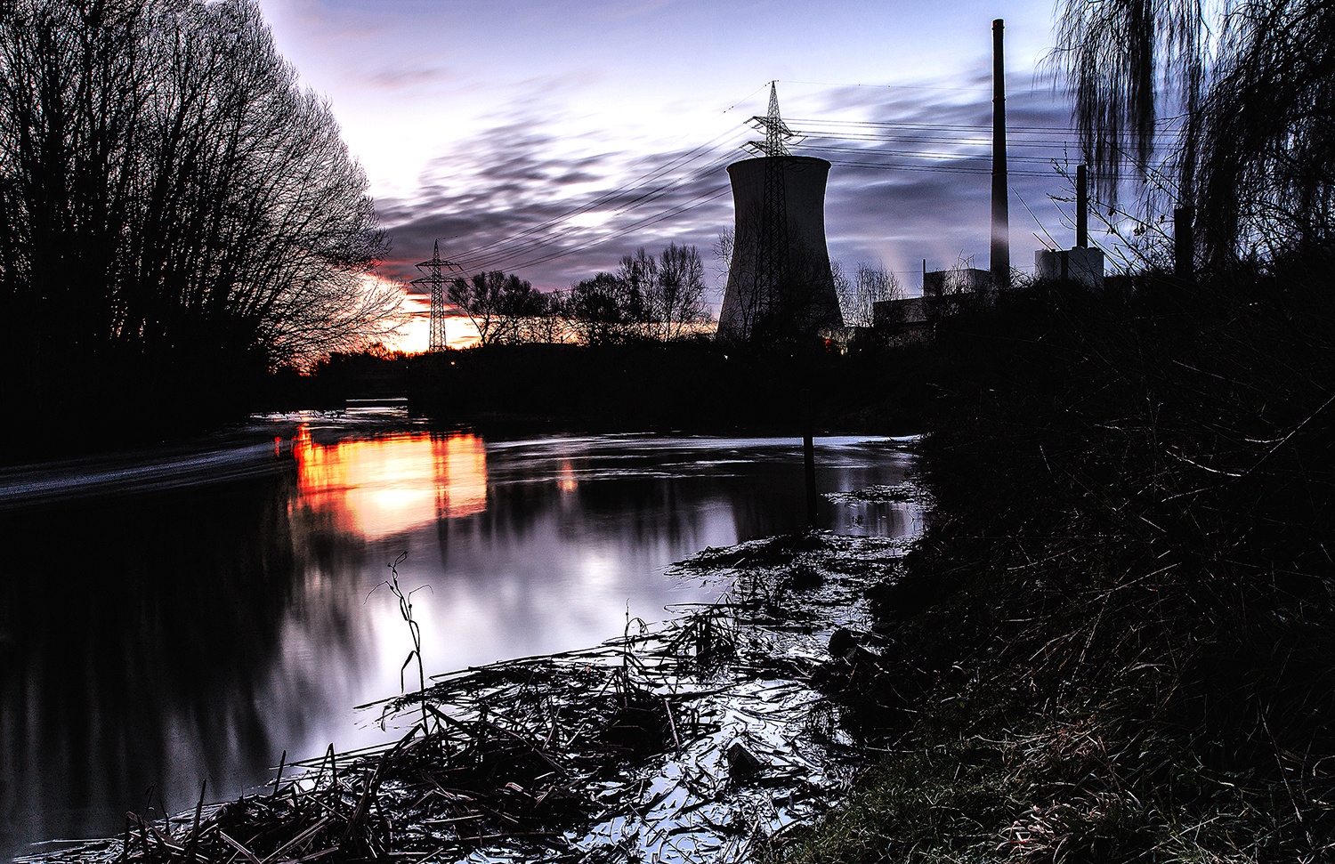 Morgenstimmung an der Lippe in Lünen