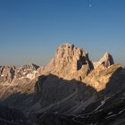 Morgenstimmung an der Rosengartenspitze (2.981) und den Vajolettürmen