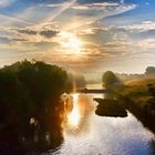 Morgenstimmung an der Ruhr am Mendener Wasserwerk