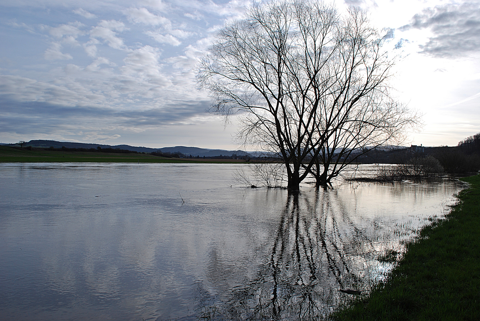 Morgenstimmung an der Weser...