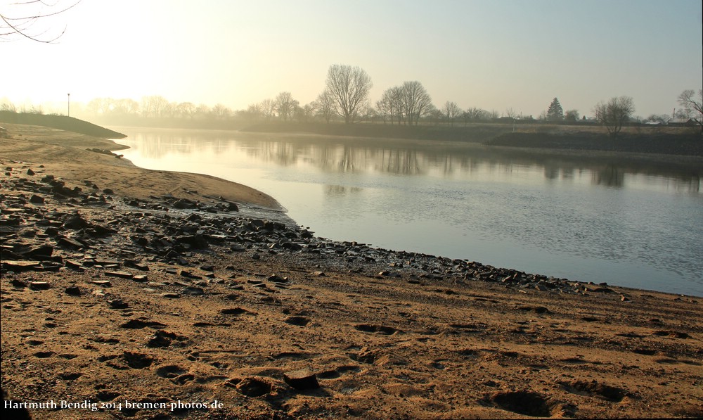 Morgenstimmung an der Weser