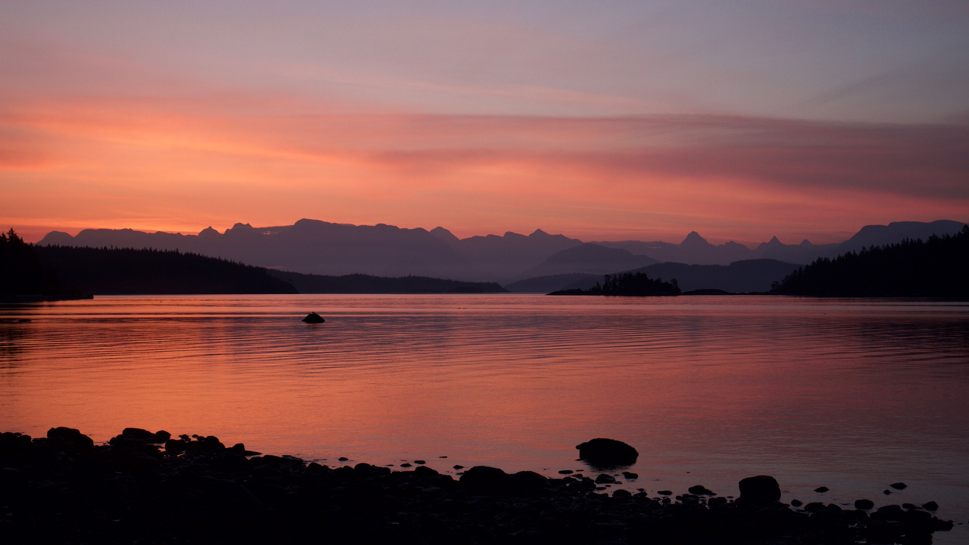 Morgenstimmung auf Cortes Island, B.C.