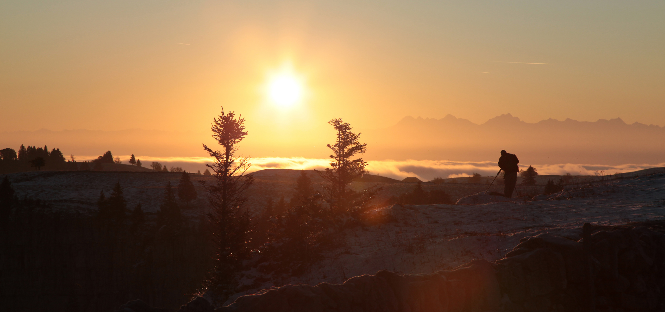 Morgenstimmung auf dem Creux Du Van