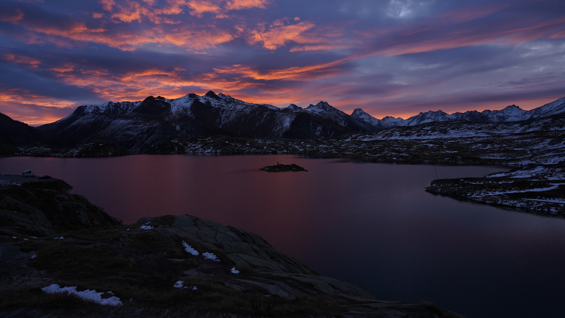 Morgenstimmung auf dem Grimselpass 