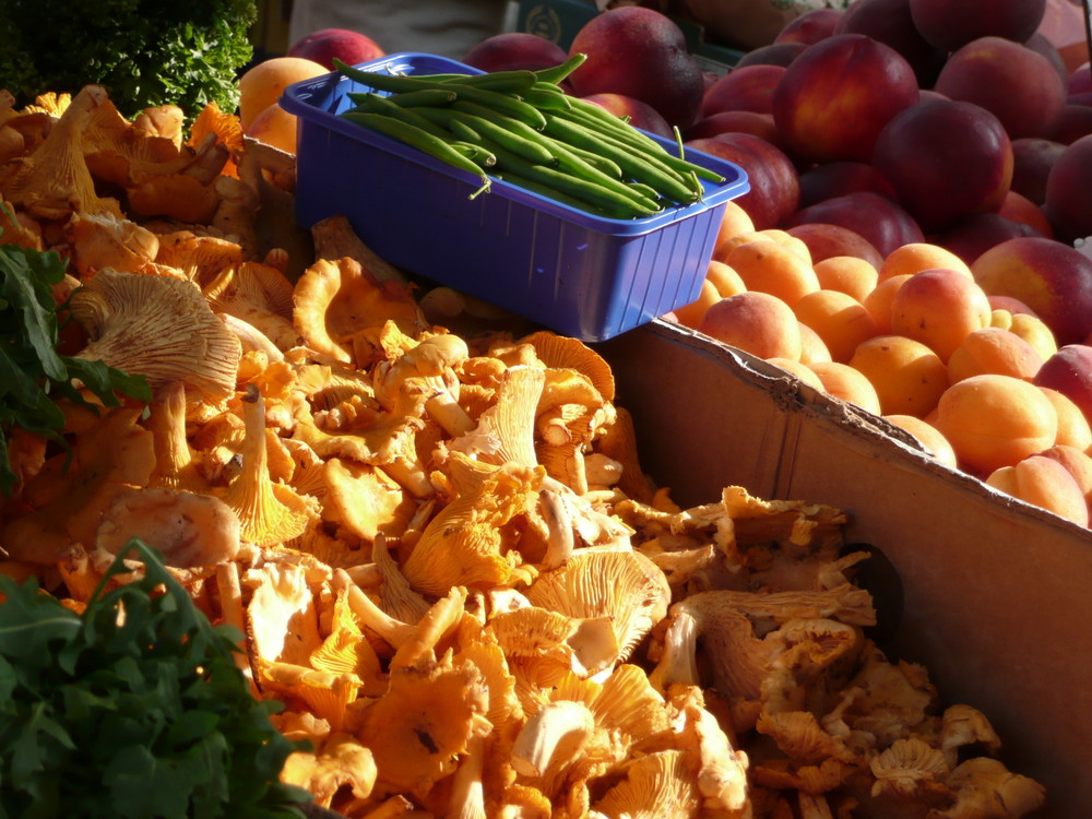 morgenstimmung auf dem markt