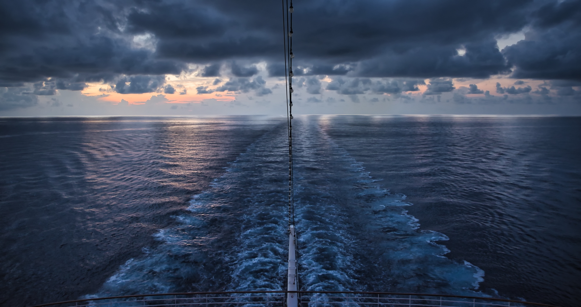 Morgenstimmung auf dem Meer