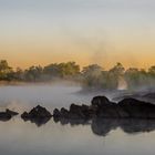 Morgenstimmung auf dem Okavango