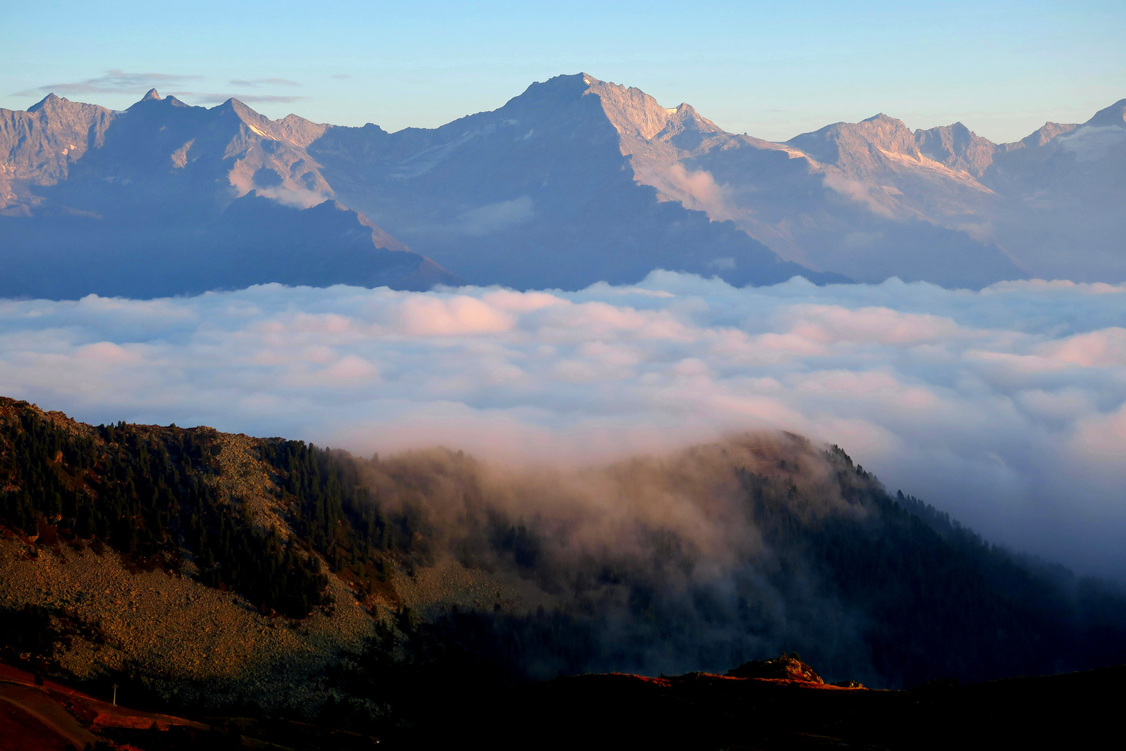 Morgenstimmung auf dem Speikboden  (Südtirol)