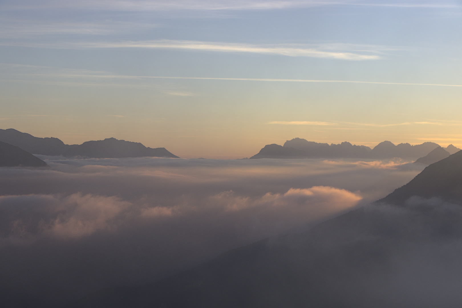 Morgenstimmung auf dem Venet