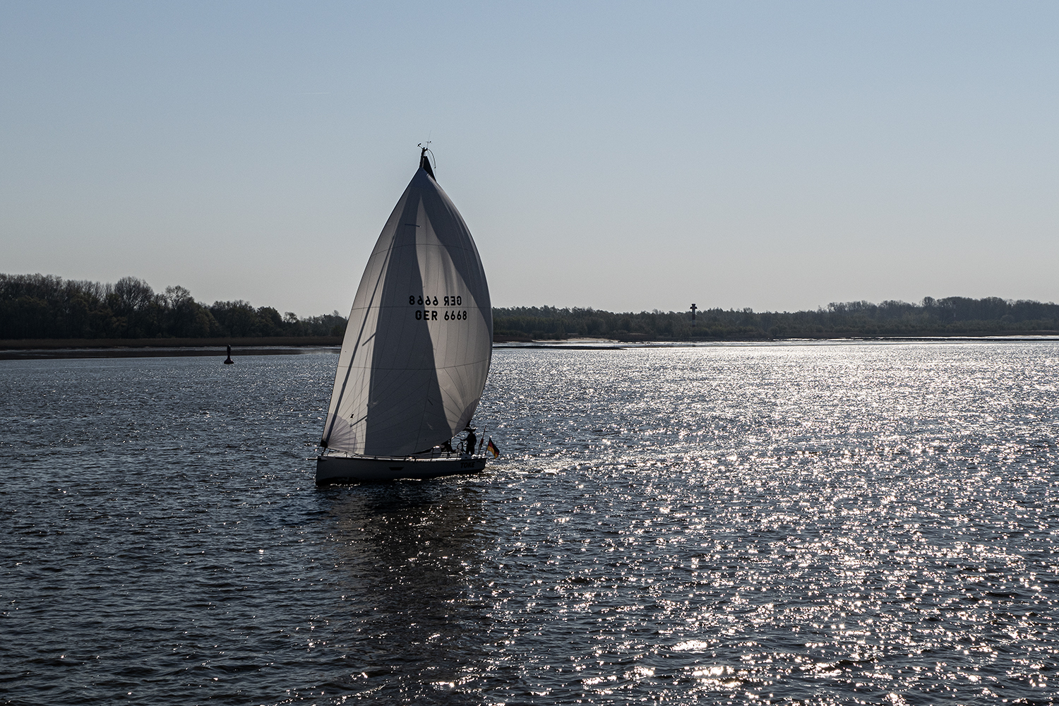 Morgenstimmung auf der Elbe Nr. 2