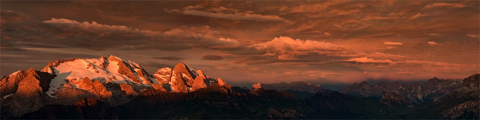 Morgenstimmung auf der Marmolada