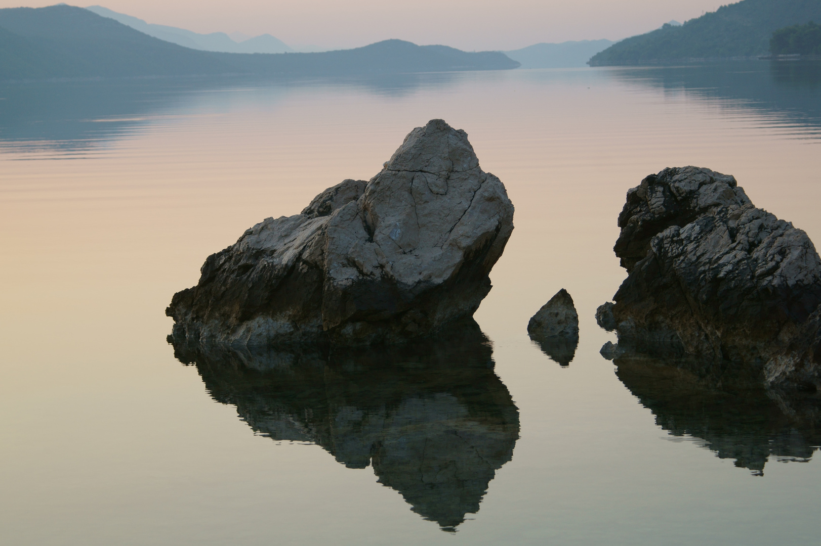 Morgenstimmung bei Broce Kroatien