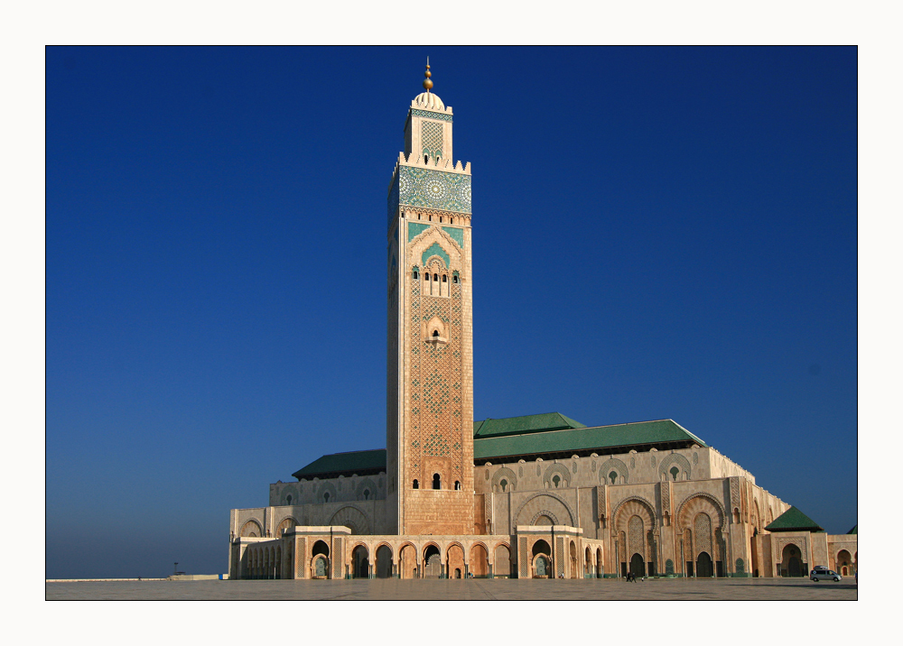 Morgenstimmung bei der 2. größten Moschee der Welt