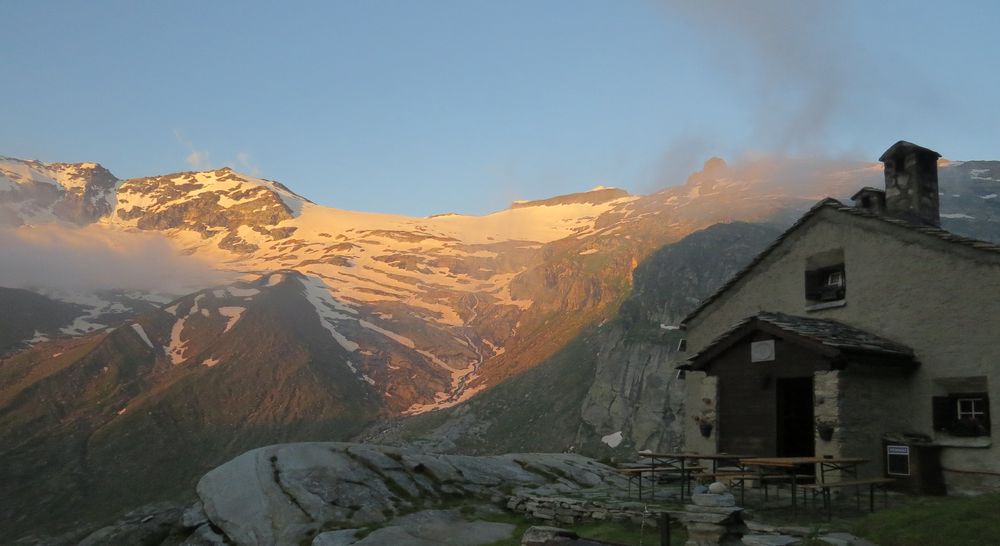 Morgenstimmung bei der Zapporthütte